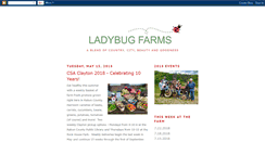 Desktop Screenshot of ladybugfarms.net